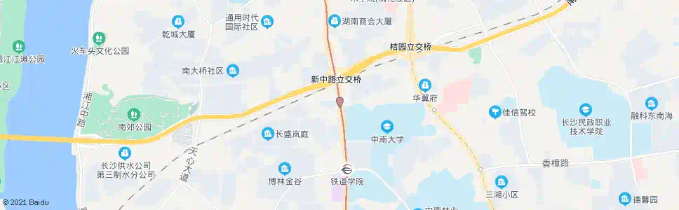 长沙竹塘路口_公交站地图_长沙公交_妙搜公交查询2024