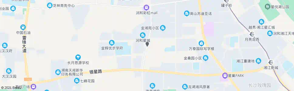 长沙黄金路月亮岛路口_公交站地图_长沙公交_妙搜公交查询2024