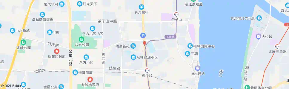 长沙石岭塘_公交站地图_长沙公交_妙搜公交查询2024