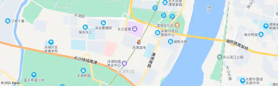 长沙洋湖冲_公交站地图_长沙公交_妙搜公交查询2024