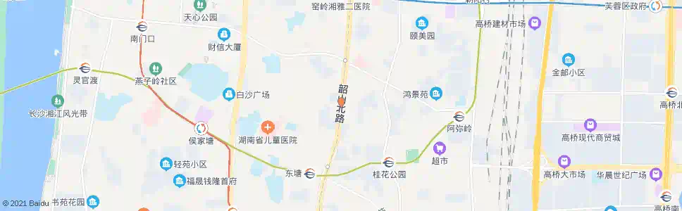 长沙曹家坡_公交站地图_长沙公交_妙搜公交查询2024