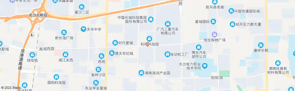 长沙山河智能_公交站地图_长沙公交_妙搜公交查询2024