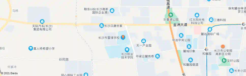 长沙雷锋学校_公交站地图_长沙公交_妙搜公交查询2024