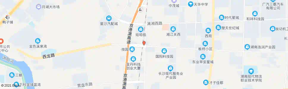 长沙邦田检测中心_公交站地图_长沙公交_妙搜公交查询2024