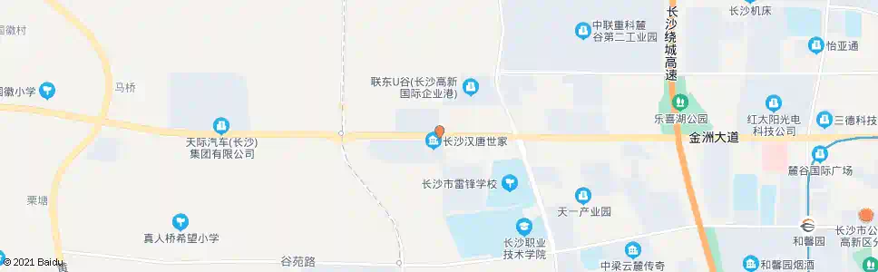 长沙颜家塘_公交站地图_长沙公交_妙搜公交查询2024