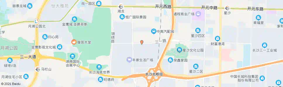 长沙蒸湘路物贸路口_公交站地图_长沙公交_妙搜公交查询2024