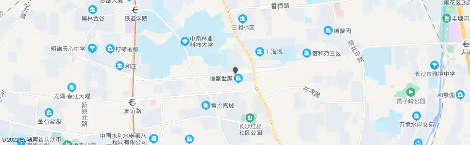 长沙木莲路韶山路口_公交站地图_长沙公交_妙搜公交查询2024