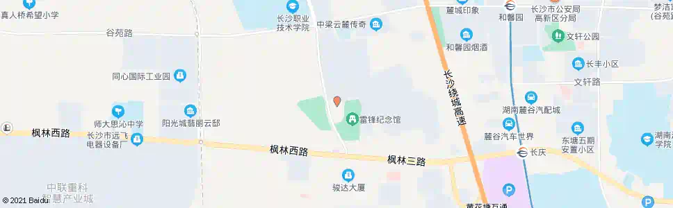 长沙雷锋小学_公交站地图_长沙公交_妙搜公交查询2024