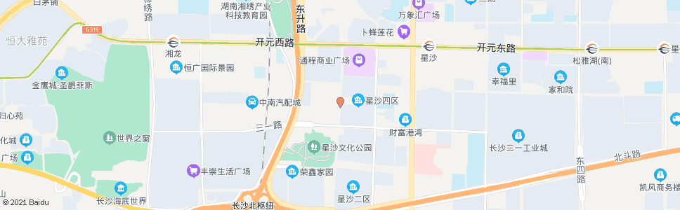 长沙聚鑫市场_公交站地图_长沙公交_妙搜公交查询2024