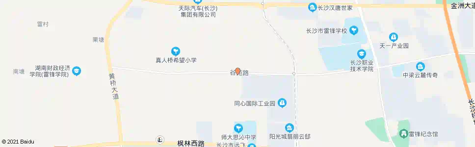 长沙谷苑路_公交站地图_长沙公交_妙搜公交查询2024