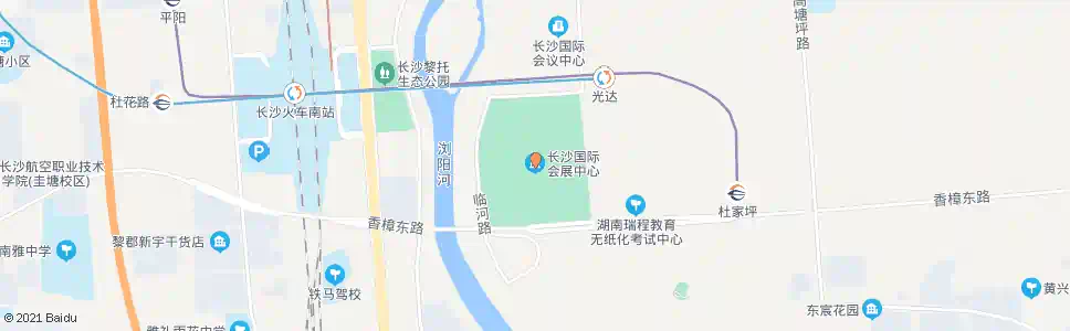 长沙长沙国际会展中心_公交站地图_长沙公交_妙搜公交查询2024