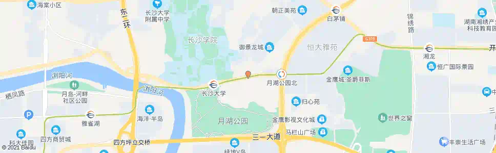 长沙山月路口_公交站地图_长沙公交_妙搜公交查询2024