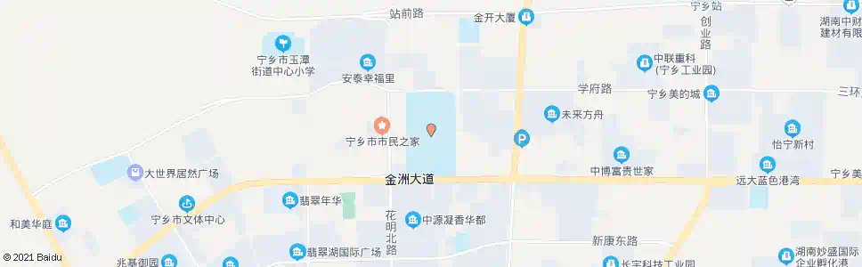 长沙宁乡一中(北)_公交站地图_长沙公交_妙搜公交查询2024