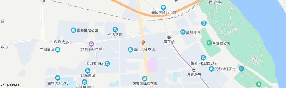 长沙南山苏迪亚诺_公交站地图_长沙公交_妙搜公交查询2024