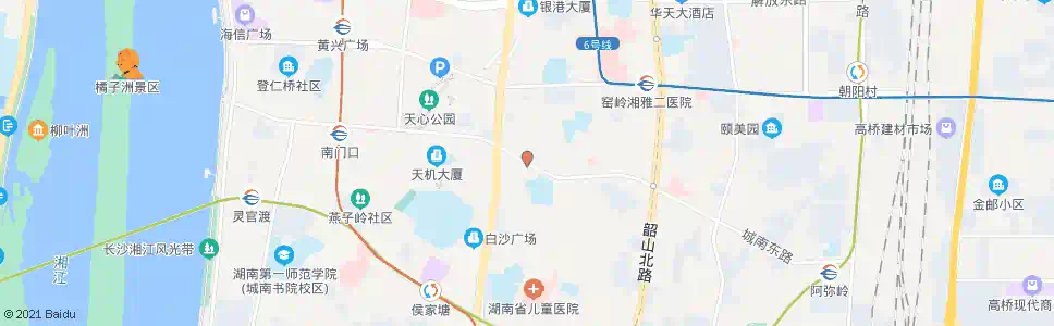 长沙市十一中_公交站地图_长沙公交_妙搜公交查询2024