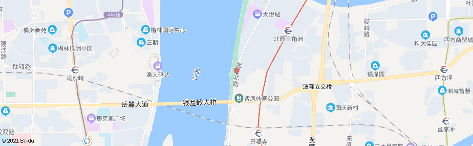 长沙新河北_公交站地图_长沙公交_妙搜公交查询2024