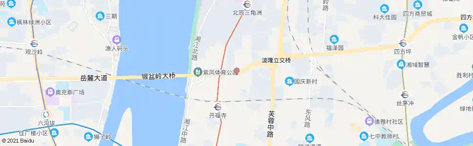 长沙华夏路口_公交站地图_长沙公交_妙搜公交查询2024