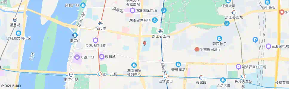 长沙长沙市一中_公交站地图_长沙公交_妙搜公交查询2024