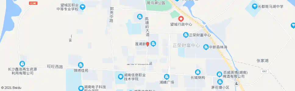 长沙莲湖重建地招呼站_公交站地图_长沙公交_妙搜公交查询2024