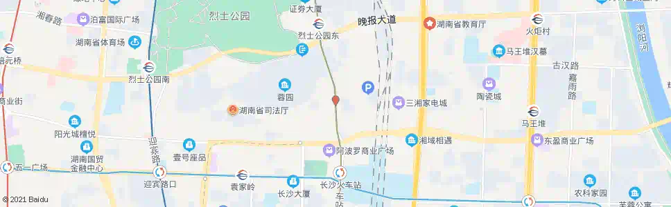 长沙竹园路口_公交站地图_长沙公交_妙搜公交查询2024