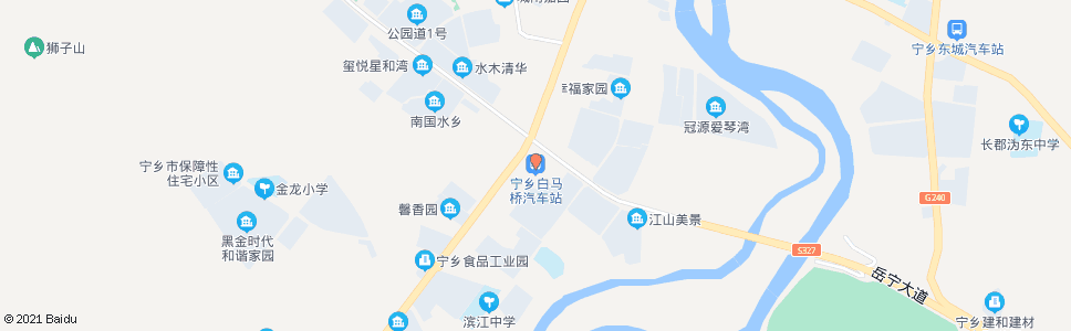长沙汽车南站(白马桥车站)_公交站地图_长沙公交_妙搜公交查询2024