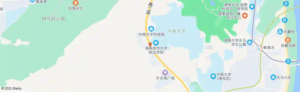 长沙树达学院_公交站地图_长沙公交_妙搜公交查询2024