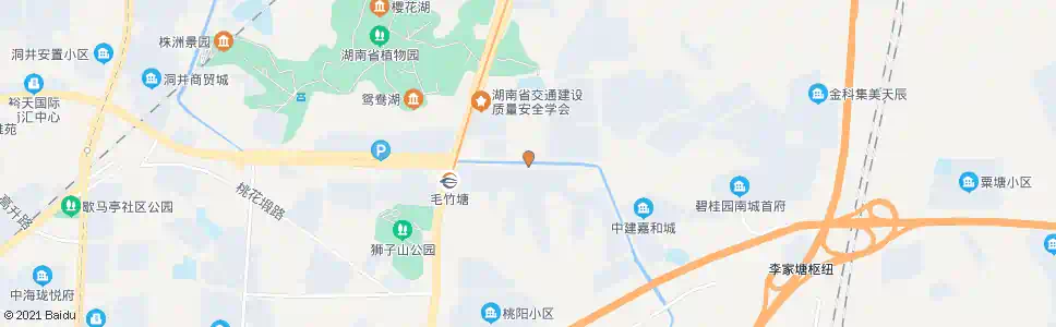 长沙庙下屋_公交站地图_长沙公交_妙搜公交查询2024