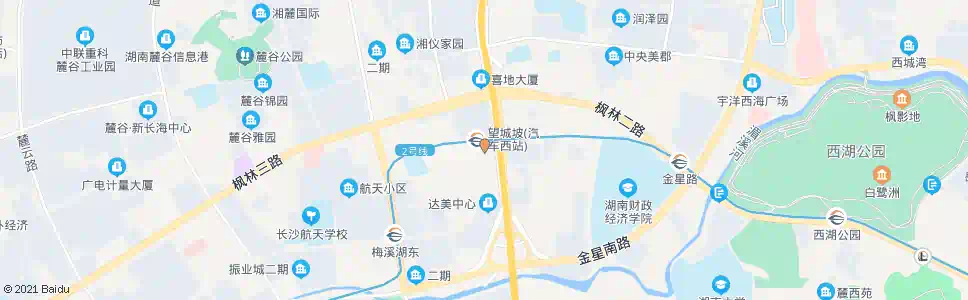 长沙汽车西站东_公交站地图_长沙公交_妙搜公交查询2024