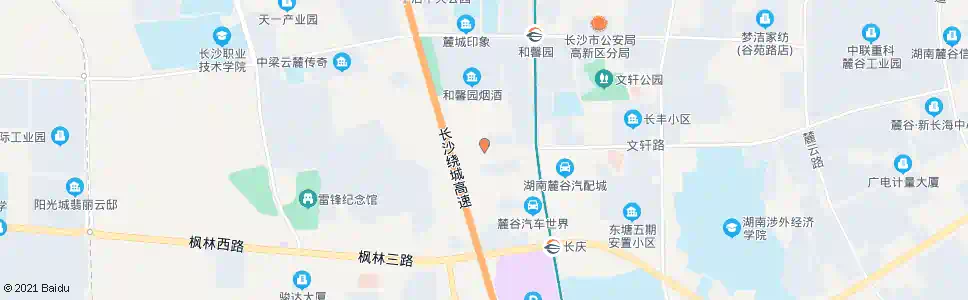 长沙文轩路嘉运路口_公交站地图_长沙公交_妙搜公交查询2024