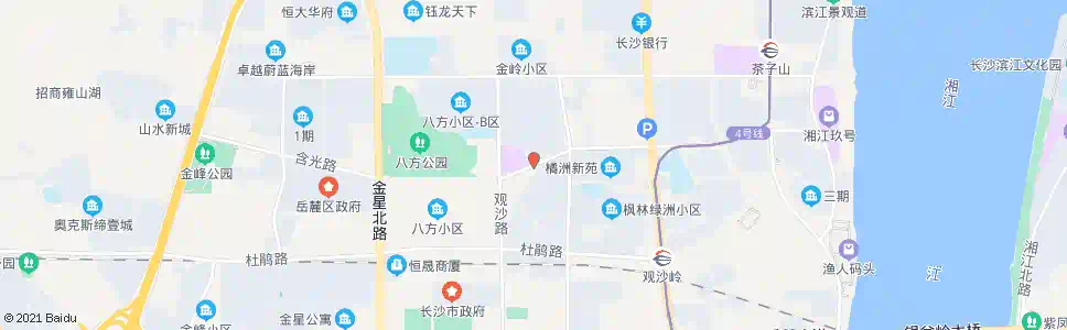 长沙含光路岳华路口_公交站地图_长沙公交_妙搜公交查询2024