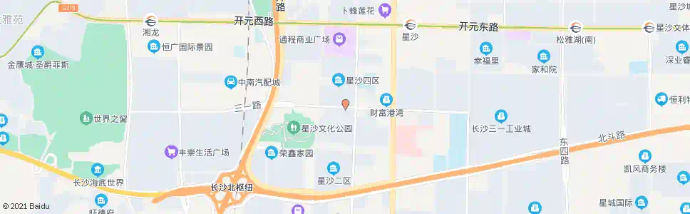 长沙星沙购物中心_公交站地图_长沙公交_妙搜公交查询2024