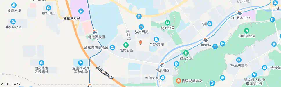 长沙长郡梅溪湖中学南_公交站地图_长沙公交_妙搜公交查询2024