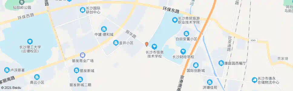 长沙振华路兴安路口_公交站地图_长沙公交_妙搜公交查询2024