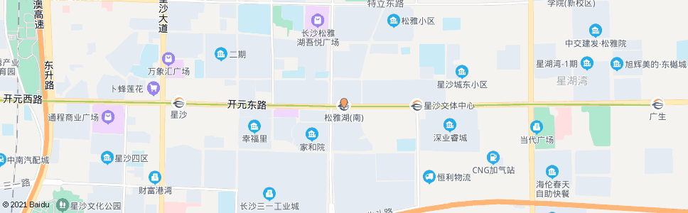 长沙松雅站_公交站地图_长沙公交_妙搜公交查询2024