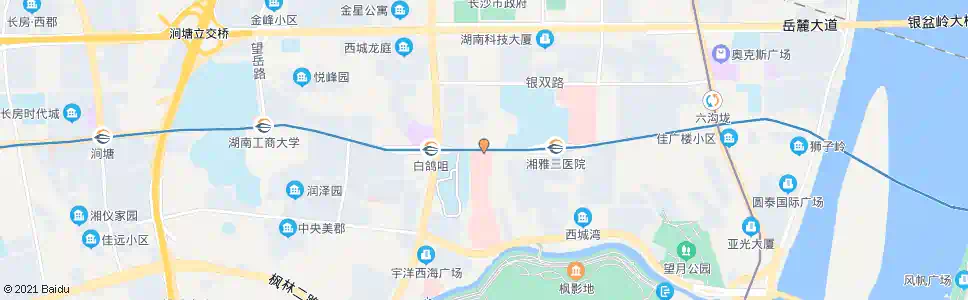 长沙省肿瘤医院_公交站地图_长沙公交_妙搜公交查询2024