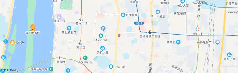 长沙侯家塘(芙蓉中路)_公交站地图_长沙公交_妙搜公交查询2024