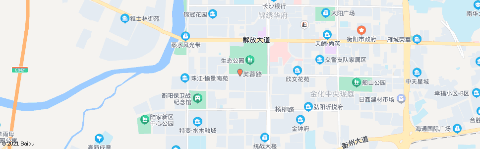 衡阳生态丽景_公交站地图_衡阳公交_妙搜公交查询2024