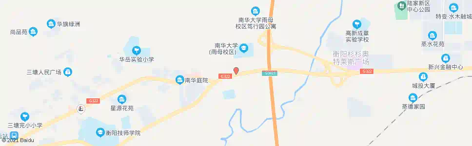 衡阳南华大学新校区_公交站地图_衡阳公交_妙搜公交查询2024