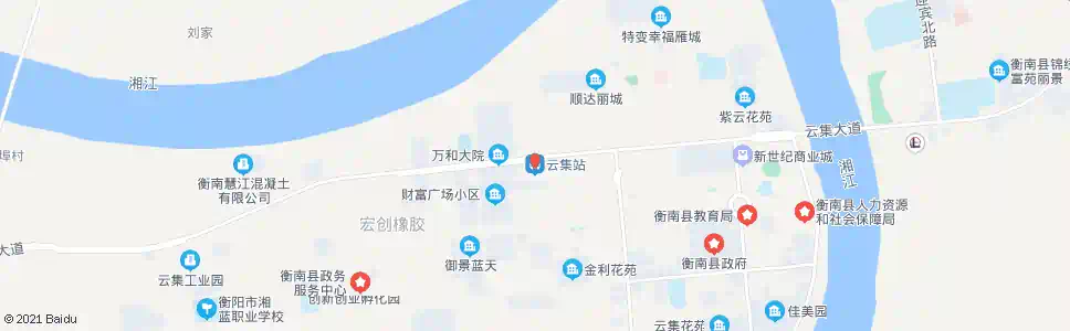 衡阳云集衡南县_公交站地图_衡阳公交_妙搜公交查询2024