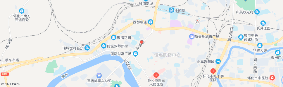 怀化风湿病医院(二中)_公交站地图_怀化公交_妙搜公交查询2024