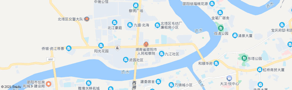 邵阳市人民检察院_公交站地图_邵阳公交_妙搜公交查询2024