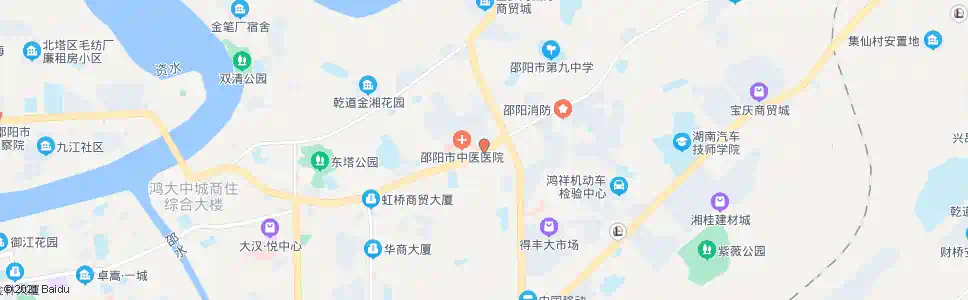 邵阳市中医医院_公交站地图_邵阳公交_妙搜公交查询2024