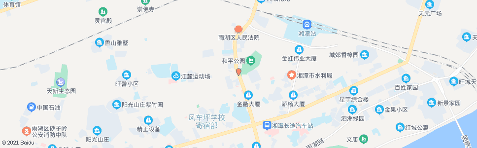 湘潭和平公园_公交站地图_湘潭公交_妙搜公交查询2024