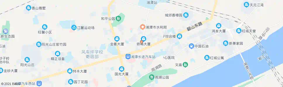 湘潭园林处_公交站地图_湘潭公交_妙搜公交查询2024