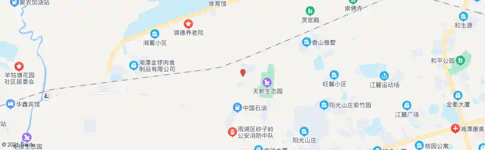 湘潭先锋村委会(交警车检二站)_公交站地图_湘潭公交_妙搜公交查询2024