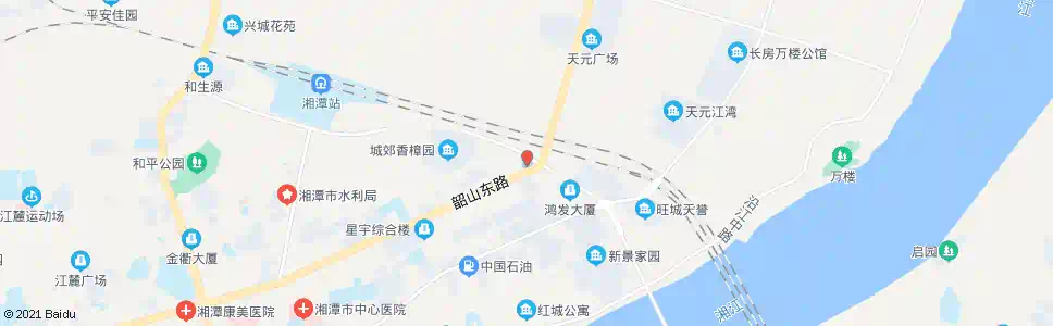 湘潭护潭广场_公交站地图_湘潭公交_妙搜公交查询2024