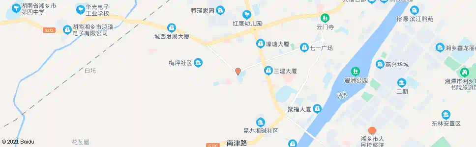 湘潭湖铁实验学校_公交站地图_湘潭公交_妙搜公交查询2024