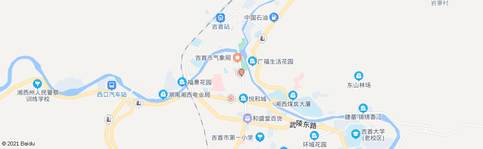 湘西市二小_公交站地图_湘西公交_妙搜公交查询2024
