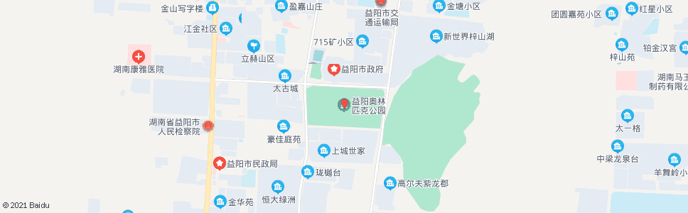 益阳奥林匹克公园_公交站地图_益阳公交_妙搜公交查询2024