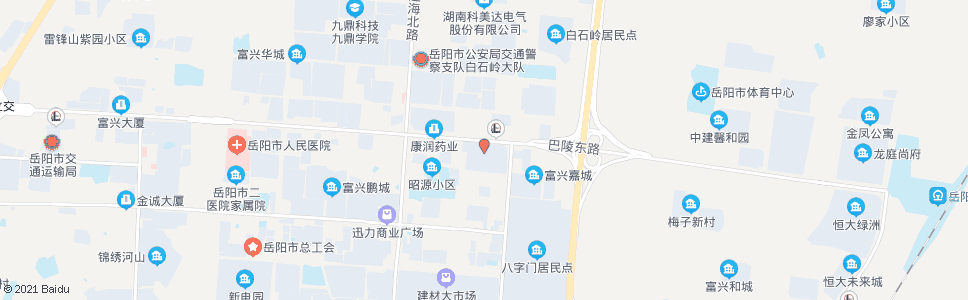 岳阳汇沣家居博览中心_公交站地图_岳阳公交_妙搜公交查询2024